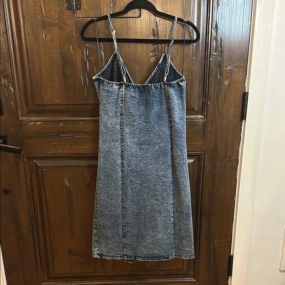 Denim Button-Down Dress - Picture 4 of 5
